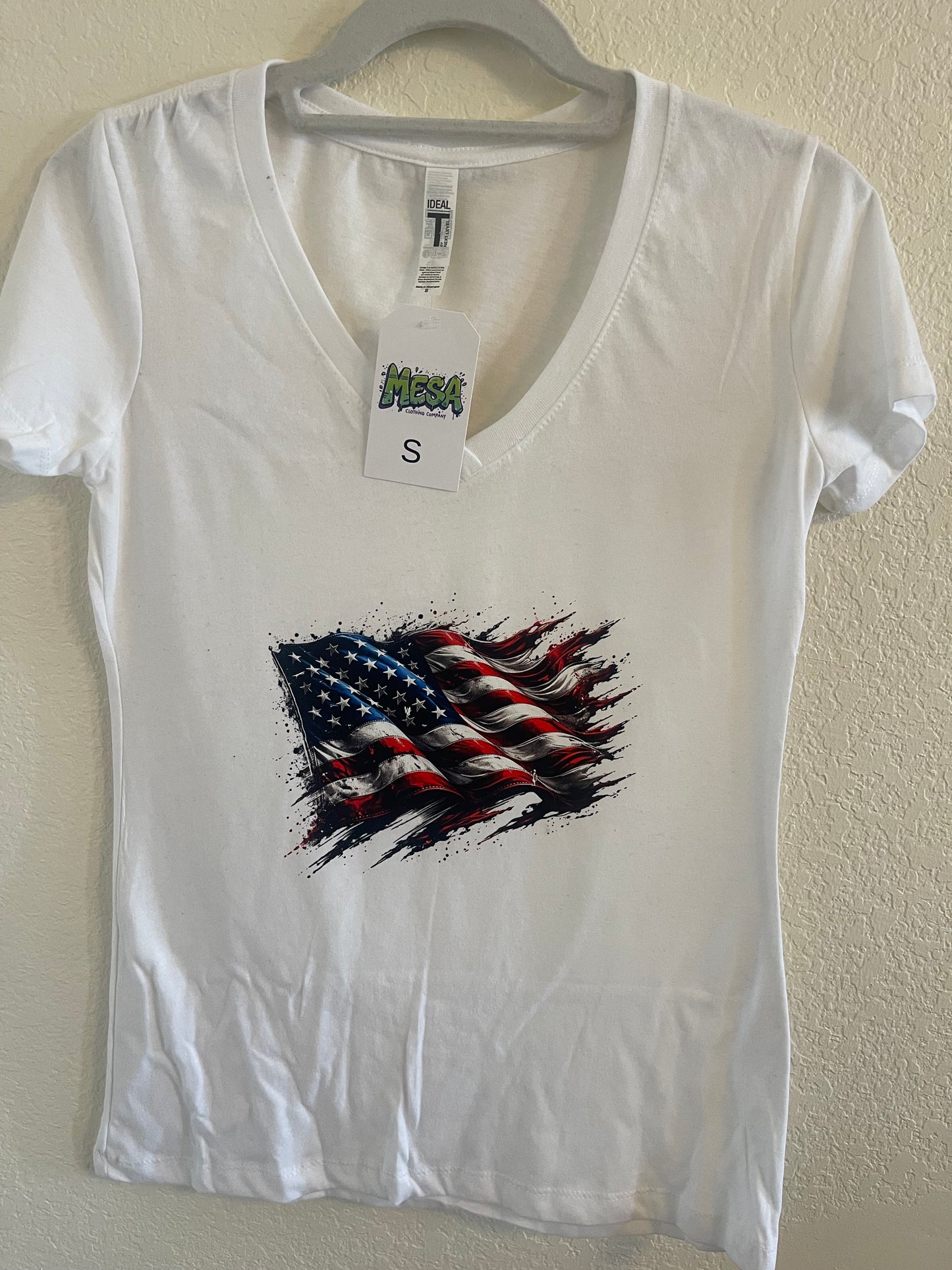 Proud to be an American V- Necks Tees